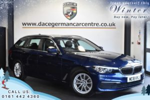 Used 2018 BLUE BMW 5 SERIES Estate 2.0 520D SE TOURING 5DR AUTO 188 BHP (reg. 2018-07-18) for sale in Worsley