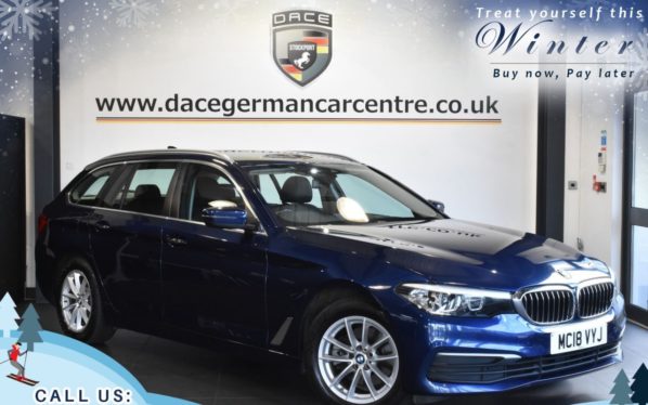 Used 2018 BLUE BMW 5 SERIES Estate 2.0 520D SE TOURING 5DR AUTO 188 BHP (reg. 2018-07-18) for sale in Worsley