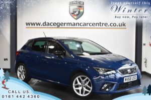 Used 2018 BLUE SEAT IBIZA Hatchback 1.0 TSI FR 5DR 94 BHP (reg. 2018-09-29) for sale in Worsley