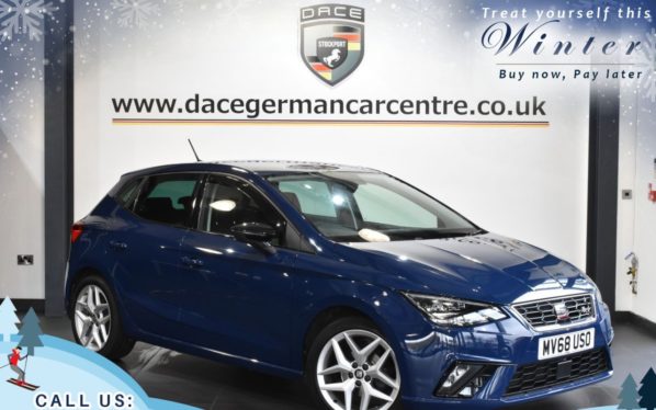 Used 2018 BLUE SEAT IBIZA Hatchback 1.0 TSI FR 5DR 94 BHP (reg. 2018-09-29) for sale in Worsley