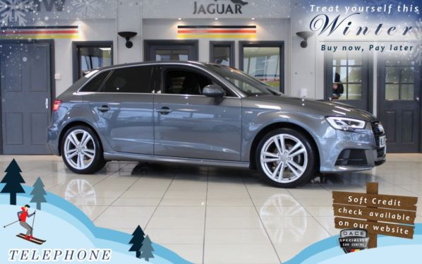 Used 2018 GREY AUDI A3 Hatchback 1.0 SPORTBACK TFSI S LINE 5d 114 BHP (reg. 2018-11-07) for sale in Bredbury