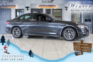 Used 2018 GREY BMW 5 SERIES Saloon 2.0 520D XDRIVE M SPORT 4d AUTO 188 BHP (reg. 2018-03-12) for sale in Bredbury