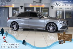 Used 2018 GREY MERCEDES-BENZ CLA Coupe 1.6 CLA 180 AMG LINE 4d 121 BHP (reg. 2018-04-30) for sale in Bredbury