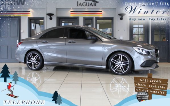 Used 2018 GREY MERCEDES-BENZ CLA Coupe 1.6 CLA 180 AMG LINE 4d 121 BHP (reg. 2018-04-30) for sale in Bredbury