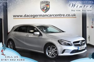 Used 2018 SILVER MERCEDES-BENZ A-CLASS Hatchback 1.6 A 180 SPORT EDITION 5DR AUTO 121 BHP (reg. 2018-03-29) for sale in Worsley