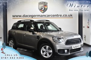 Used 2018 SILVER MINI COUNTRYMAN Hatchback 1.5 COOPER 5DR 134 BHP (reg. 2018-04-26) for sale in Worsley