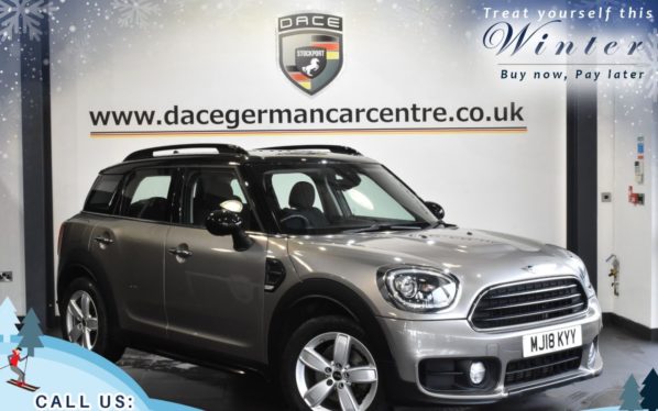 Used 2018 SILVER MINI COUNTRYMAN Hatchback 1.5 COOPER 5DR 134 BHP (reg. 2018-04-26) for sale in Worsley