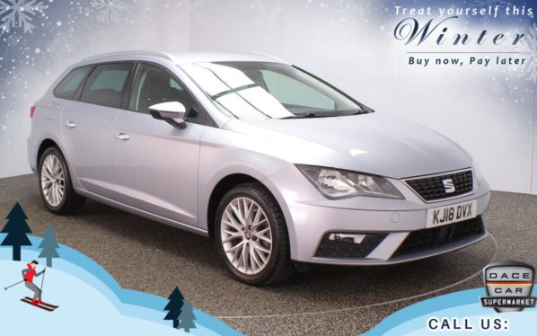 Used 2018 SILVER SEAT LEON Estate 1.2 TSI SE DYNAMIC TECHNOLOGY 5d 109 BHP (reg. 2018-07-01) for sale in Oldham