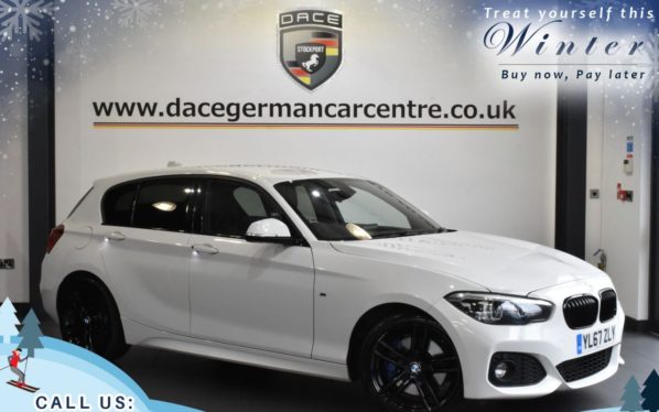 Used 2018 WHITE BMW 1 SERIES Hatchback 1.5 116D M SPORT SHADOW EDITION 5d 114 BHP (reg. 2018-01-30) for sale in Worsley
