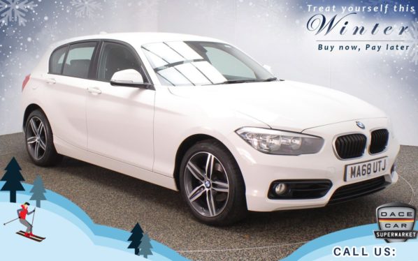 Used 2018 WHITE BMW 1 SERIES Hatchback 1.5 118I SPORT 5d 134 BHP (reg. 2018-09-28) for sale in Oldham