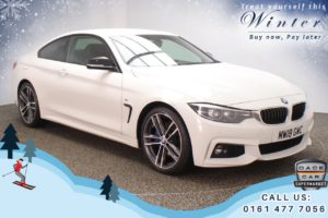Used 2018 WHITE BMW 4 SERIES Coupe 2.0 420I M SPORT 2d 181 BHP (reg. 2018-05-31) for sale in Oldham