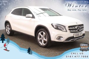 Used 2018 WHITE MERCEDES-BENZ GLA-CLASS SUV 2.1 GLA 200 D SPORT PREMIUM 5d 134 BHP FREE 1 YEAR WARRANTY (reg. 2018-03-15) for sale in Oldham