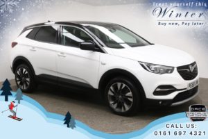 Used 2018 WHITE VAUXHALL GRANDLAND X Hatchback 1.2 SPORT NAV S/S 5d 129 BHP (reg. 2018-09-28) for sale in Bury