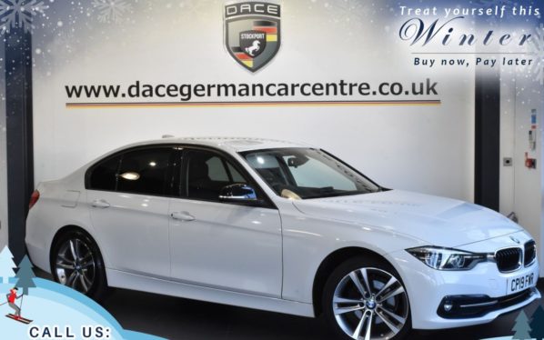 Used 2019 WHITE BMW 3 SERIES Saloon 2.0 318D SPORT 4DR 148 BHP (reg. 2019-03-22) for sale in Worsley