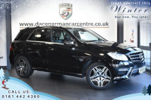 Used 2013 BLACK MERCEDES-BENZ M-CLASS Estate 3.0 ML350 BLUETEC AMG SPORT 5d AUTO 258 BHP (reg. 2013-07-18) for sale in Trafford