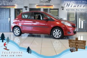 Used 2013 RED TOYOTA YARIS Hatchback 1.3 VVT-I TR 5d 98 BHP (reg. 2013-07-24) for sale in Cheadle