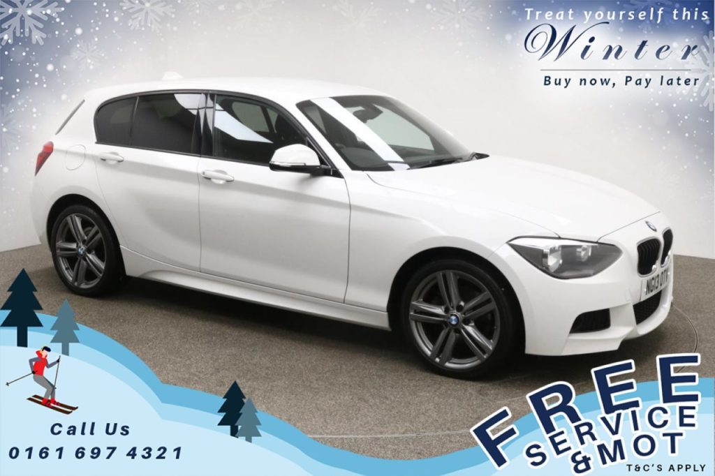 Used 2013 WHITE BMW 1 SERIES Hatchback 2.0 120D XDRIVE M SPORT 5d 181 BHP (reg. 2013-07-26) for sale in Prestwich