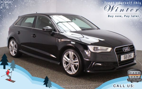 Used 2014 BLACK AUDI A3 Hatchback 1.6 TDI S LINE 5d 104 BHP (reg. 2014-03-17) for sale in Chadderton