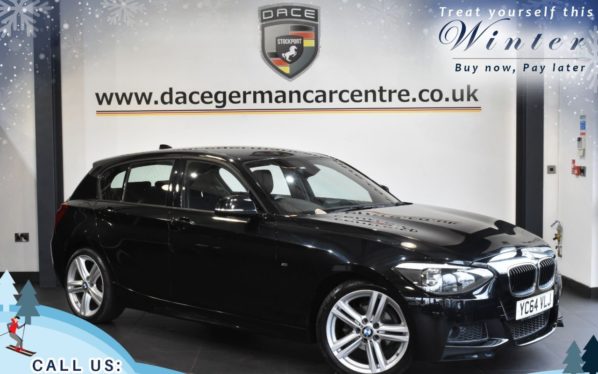 Used 2014 BLACK BMW 1 SERIES Hatchback 2.0 116D M SPORT 5DR 114 BHP (reg. 2014-11-27) for sale in Trafford