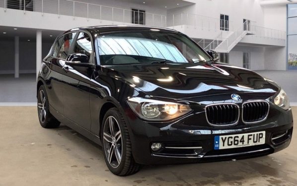 Used 2014 BLACK BMW 1 SERIES Hatchback 2.0 116D SPORT 5d AUTO 114 BHP (reg. 2014-11-20) for sale in Dace Auction