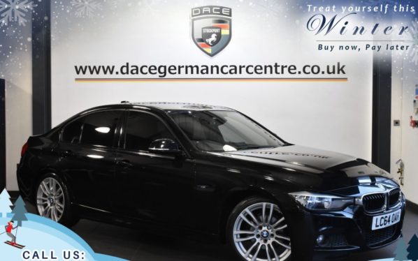Used 2014 BLACK BMW 3 SERIES Saloon 2.0 318D M SPORT 4DR AUTO 141 BHP (reg. 2014-12-30) for sale in Trafford