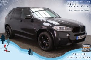 Used 2014 BLACK BMW X5 Estate 2.0 SDRIVE25D M SPORT 5d AUTO 215 BHP (reg. 2014-10-15) for sale in Chadderton