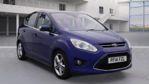 Used 2014 BLUE FORD C-MAX MPV 2.0 TITANIUM X TDCI 5d AUTO 161 BHP (reg. 2014-07-08) for sale in Chadderton
