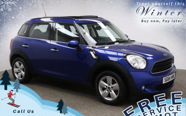 Used 2014 BLUE MINI COUNTRYMAN Hatchback 1.6 COOPER D 5d 112 BHP (reg. 2014-09-22) for sale in Prestwich