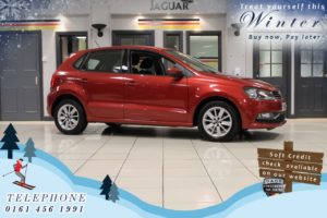 Used 2014 RED VOLKSWAGEN POLO Hatchback 1.2 SE TSI DSG 5d 89 BHP (reg. 2014-09-03) for sale in Cheadle