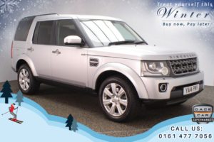Used 2014 SILVER LAND ROVER DISCOVERY 4x4 3.0 SDV6 XS 5d AUTO 255 BHP (reg. 2014-03-24) for sale in Chadderton