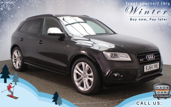 Used 2015 BLACK AUDI SQ5 4x4 3.0 SQ5 TDI QUATTRO 5d AUTO 309 BHP (reg. 2015-01-16) for sale in Chadderton