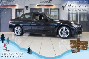 Used 2015 BLACK BMW 3 SERIES Saloon 2.0 320I SPORT 4d AUTO 181 BHP (reg. 2015-08-23) for sale in Cheadle