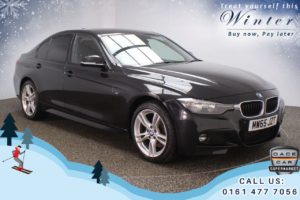 Used 2015 BLACK BMW 3 SERIES Saloon 3.0 330D XDRIVE M SPORT 4d AUTO 255 BHP (reg. 2015-11-11) for sale in Chadderton