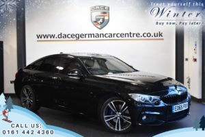 Used 2015 BLACK BMW 4 SERIES GRAN COUPE Coupe 2.0 420D XDRIVE M SPORT 4DR AUTO 188 BHP (reg. 2015-09-20) for sale in Trafford