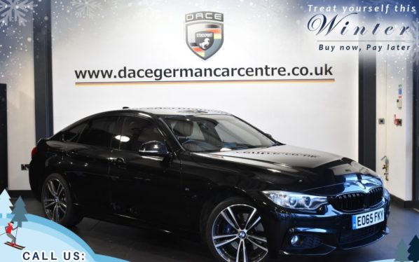 Used 2015 BLACK BMW 4 SERIES GRAN COUPE Coupe 2.0 420D XDRIVE M SPORT 4DR AUTO 188 BHP (reg. 2015-09-20) for sale in Trafford