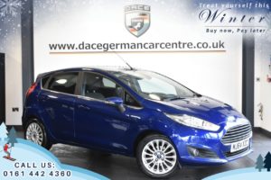 Used 2015 BLUE FORD FIESTA Hatchback 1.5 TITANIUM TDCI 5d 74 BHP (reg. 2015-01-01) for sale in Trafford