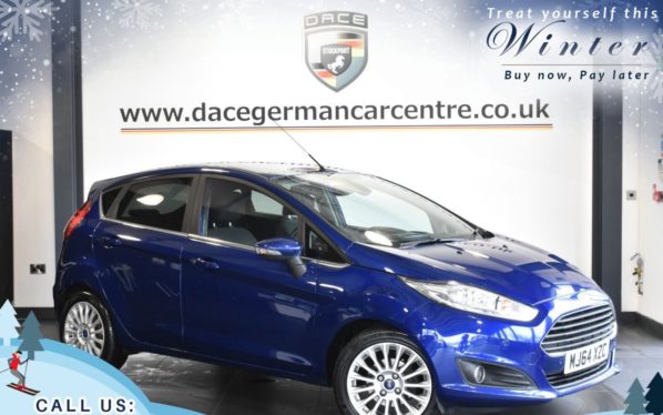 Used 2015 BLUE FORD FIESTA Hatchback 1.5 TITANIUM TDCI 5d 74 BHP (reg. 2015-01-01) for sale in Trafford