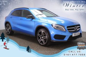 Used 2015 BLUE MERCEDES-BENZ GLA-CLASS Hatchback 2.1 GLA200 CDI AMG LINE PREMIUM 5d 136 BHP (reg. 2015-08-17) for sale in Chadderton