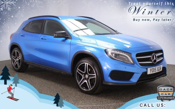 Used 2015 BLUE MERCEDES-BENZ GLA-CLASS Hatchback 2.1 GLA200 CDI AMG LINE PREMIUM 5d 136 BHP (reg. 2015-08-17) for sale in Chadderton