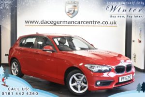 Used 2015 RED BMW 1 SERIES Hatchback 1.5 118I SE AUTO 5d 134 BHP (reg. 2015-07-21) for sale in Trafford