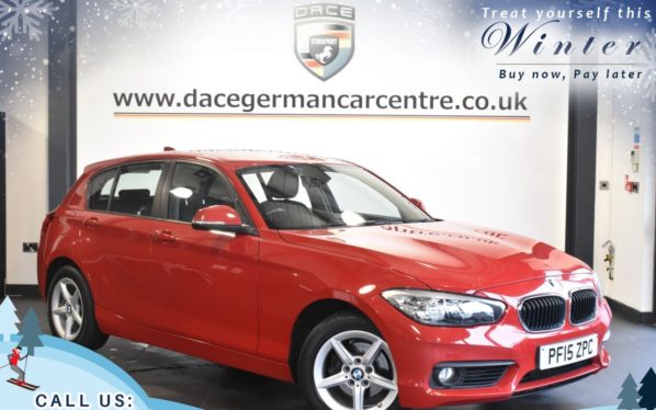 Used 2015 RED BMW 1 SERIES Hatchback 1.5 118I SE AUTO 5d 134 BHP (reg. 2015-07-21) for sale in Trafford