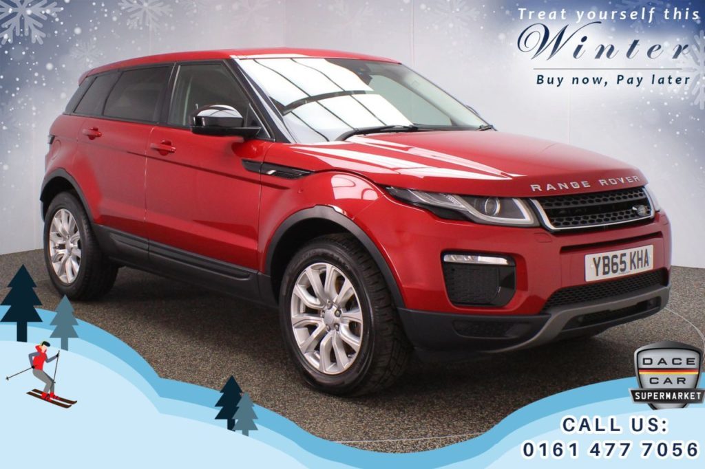 Used 2015 RED LAND ROVER RANGE ROVER EVOQUE 4x4 2.0 TD4 SE TECH 5d 177 BHP (reg. 2015-11-27) for sale in Chadderton