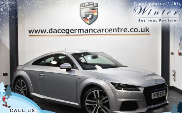 Used 2015 SILVER AUDI TT Coupe 2.0 TFSI S LINE 2DR AUTO 227 BHP (reg. 2015-06-26) for sale in Trafford