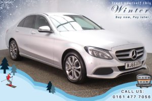 Used 2015 SILVER MERCEDES-BENZ C-CLASS Saloon 2.0 C350 E SPORT 4d AUTO 208 BHP FREE 1 YEAR WARRANTY (reg. 2015-09-14) for sale in Chadderton
