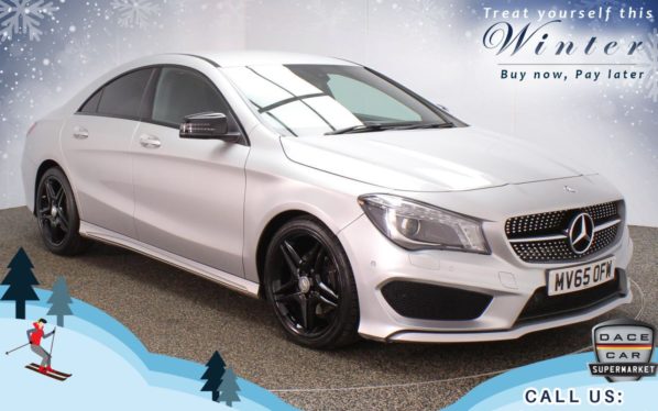 Used 2015 SILVER MERCEDES-BENZ CLA Coupe 1.6 CLA 180 AMG SPORT 4d 121 BHP (reg. 2015-09-28) for sale in Chadderton
