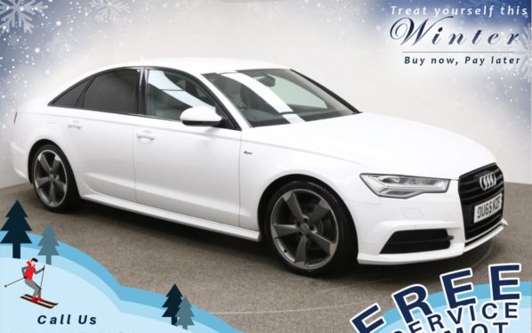Used 2015 WHITE AUDI A6 Saloon 2.0 TDI ULTRA BLACK EDITION 4d 188 BHP (reg. 2015-10-14) for sale in Prestwich