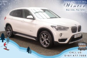 Used 2015 WHITE BMW X1 4x4 2.0 XDRIVE20D XLINE 5d AUTO 188 BHP (reg. 2015-10-26) for sale in Chadderton