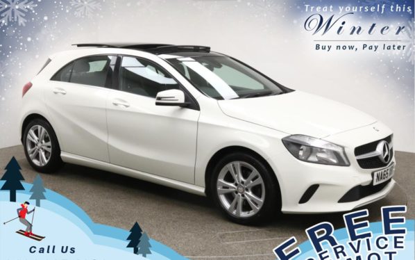 Used 2015 WHITE MERCEDES-BENZ A-CLASS Hatchback 2.1 A 200 D SPORT 5d 134 BHP (reg. 2015-12-16) for sale in Prestwich