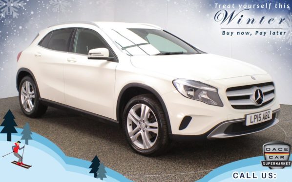 Used 2015 WHITE MERCEDES-BENZ GLA-CLASS Estate 2.1 GLA200 CDI SPORT 5d AUTO 136 BHP (reg. 2015-05-31) for sale in Chadderton