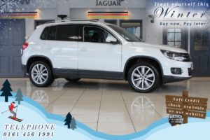 Used 2015 WHITE VOLKSWAGEN TIGUAN Estate 2.0 MATCH EDITION TDI BMT 4MOTION 5d 148 BHP (reg. 2015-12-18) for sale in Cheadle